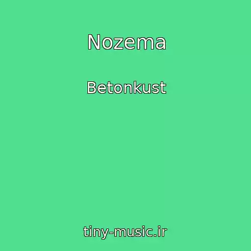 کاور آهنگ Nozema از Betonkust