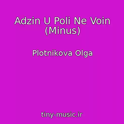 کاور آهنگ Adzіn U Polі Ne Voіn (Minus) از Plotnikova Olga