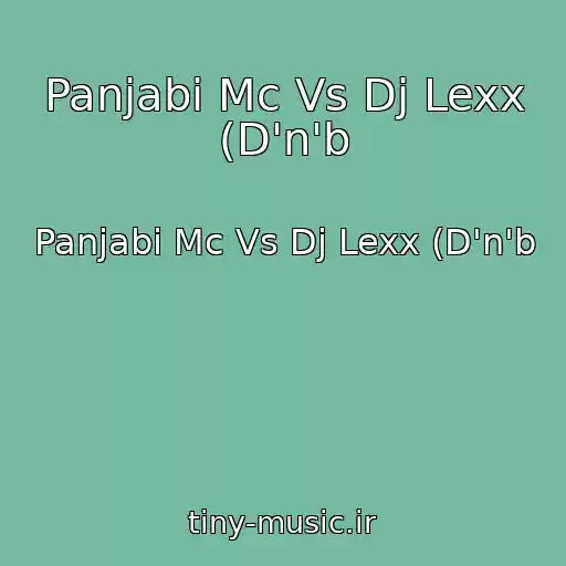 کاور آهنگ Panjabi Mc Vs Dj Lexx (D'n'b از Panjabi Mc Vs Dj Lexx (D'n'b
