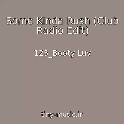 کاور آهنگ Some Kinda Rush (Club Radio Edit) از 125_Booty Luv