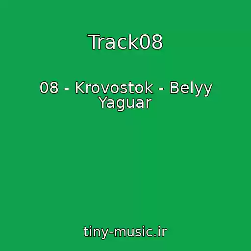 کاور آهنگ Track08 از 08 - Krovostok - Belyy Yaguar