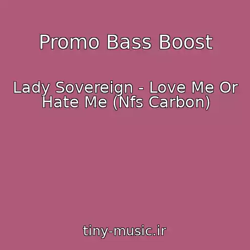 کاور آهنگ Promo Bass Boost از Lady Sovereign - Love Me Or Hate Me (Nfs Carbon)