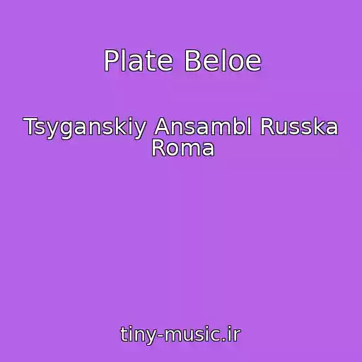 کاور آهنگ Plate Beloe از Tsyganskiy Ansambl Russka Roma