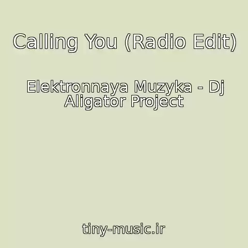 کاور آهنگ Calling You (Radio Edit) از Elektronnaya Muzyka - Dj Aligator Project