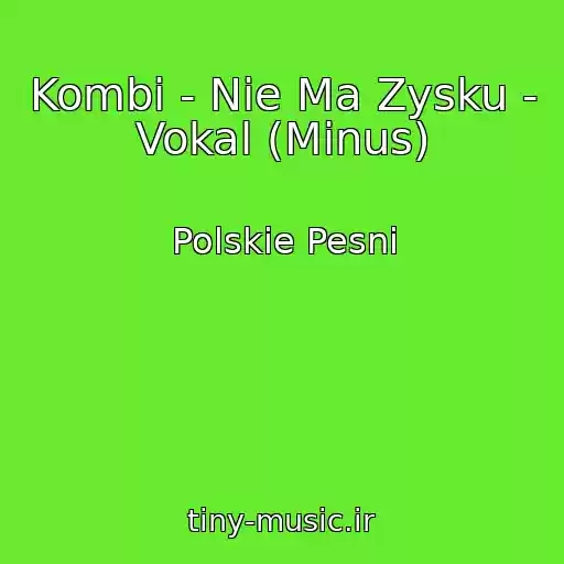 کاور آهنگ Kombi - Nie Ma Zysku - Vokal (Minus) از Polskie Pesni