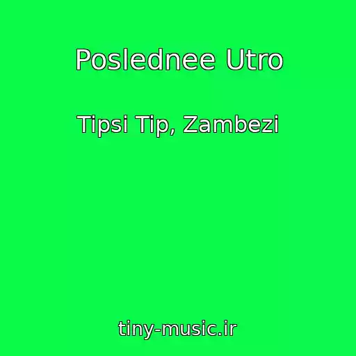 کاور آهنگ Poslednee Utro از Tipsi Tip, Zambezi