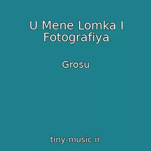 کاور آهنگ U Mene Lomka І Fotografіya از Grosu