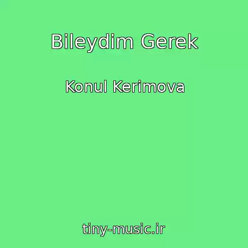 کاور آهنگ Bileydim Gerek از Konul Kerimova