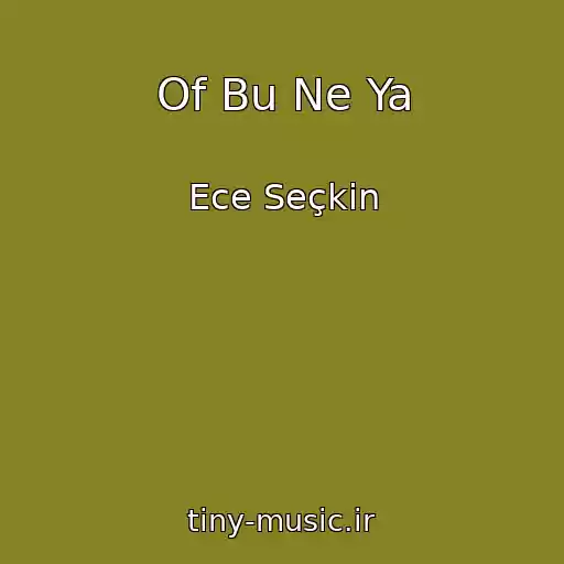 کاور آهنگ Of Bu Ne Ya از Ece Seçkin