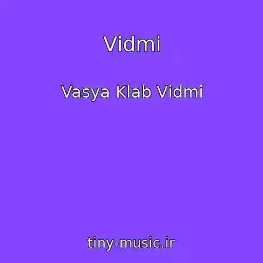 کاور آهنگ Vіdmi از Vasya Klab Vіdmi