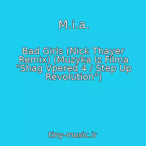 کاور آهنگ M.i.a. از Bad Girls (Nick Thayer Remix) (Muzyka Iz Filma "Shag Vpered 4 / Step Up Revolution")