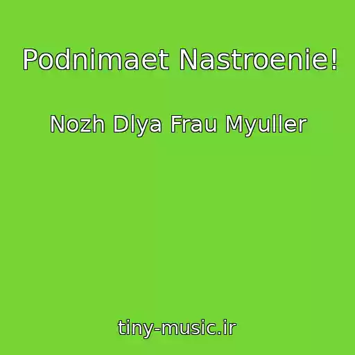 کاور آهنگ Podnimaet Nastroenie! از Nozh Dlya Frau Myuller