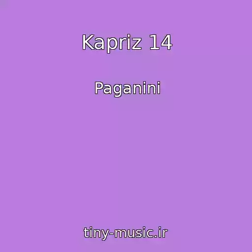 کاور آهنگ Kapriz 14 از Paganini