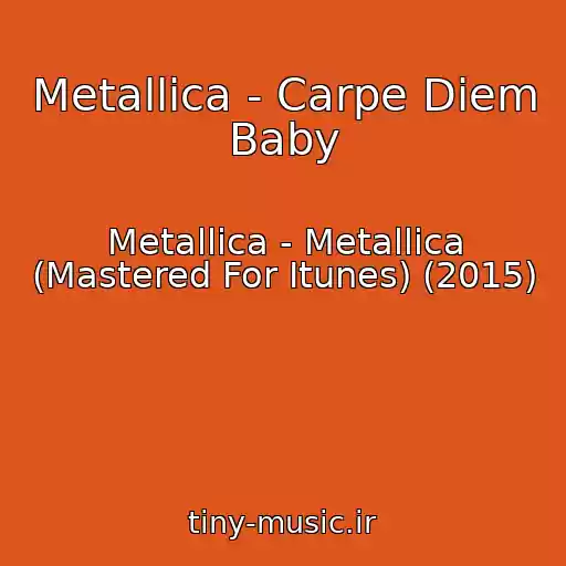 کاور آهنگ Metallica - Carpe Diem Baby از Metallica - Metallica (Mastered For Itunes) (2015)