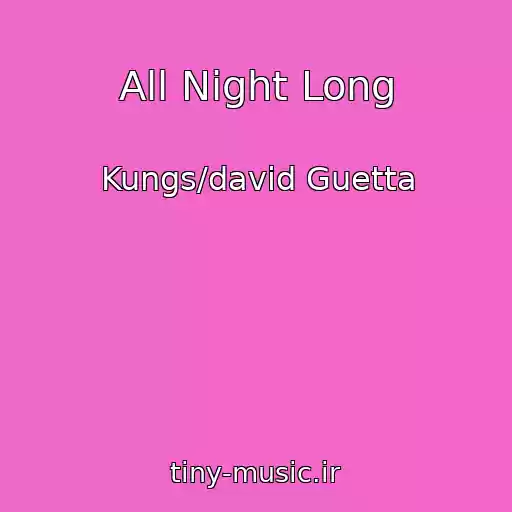 کاور آهنگ All Night Long از Kungs/david Guetta