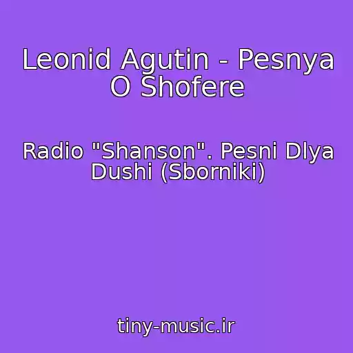 کاور آهنگ Leonid Agutin - Pesnya O Shofere از Radio "Shanson". Pesni Dlya Dushi (Sborniki)