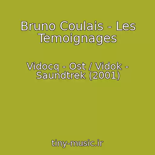 کاور آهنگ Bruno Coulais - Les Temoignages از Vidocq - Ost / Vidok - Saundtrek (2001)