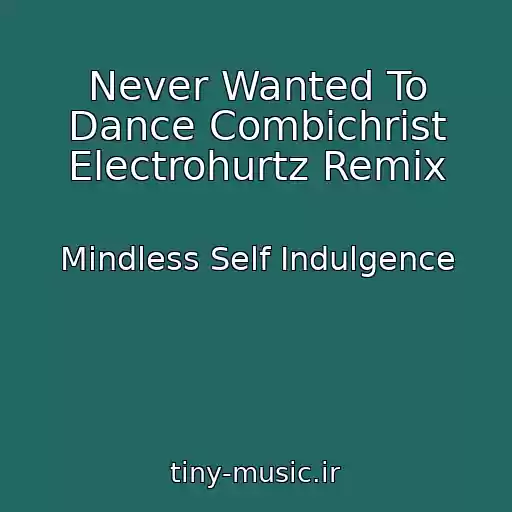 کاور آهنگ Never Wanted To Dance Combichrist Electrohurtz Remix از Mindless Self Indulgence