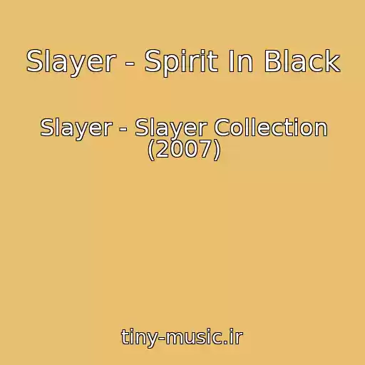 کاور آهنگ Slayer - Spirit In Black از Slayer - Slayer Collection (2007)