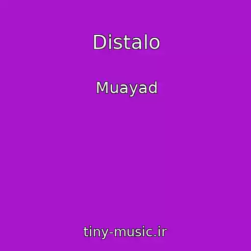 کاور آهنگ Dіstalo از Muayad