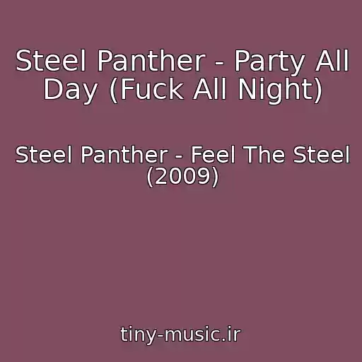 کاور آهنگ Steel Panther - Party All Day (Fuck All Night) از Steel Panther - Feel The Steel (2009)