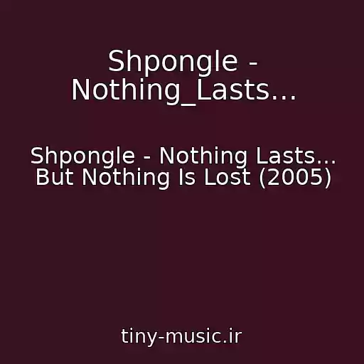 کاور آهنگ Shpongle - Nothing_Lasts... از Shpongle - Nothing Lasts... But Nothing Is Lost (2005)