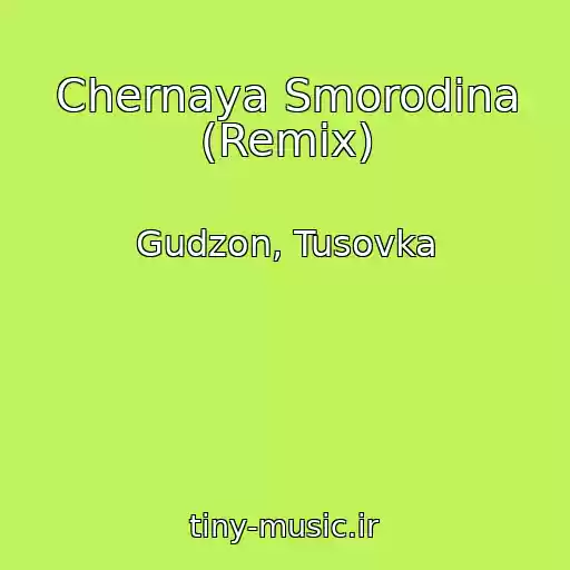 کاور آهنگ Chernaya Smorodina (Remix) از Gudzon, Tusovka
