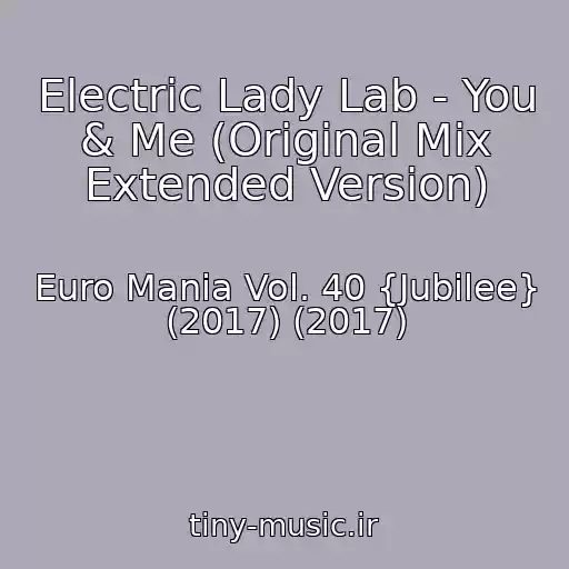 کاور آهنگ Electric Lady Lab - You & Me (Original Mix Extended Version) از Euro Mania Vol. 40 {Jubilee} (2017) (2017)