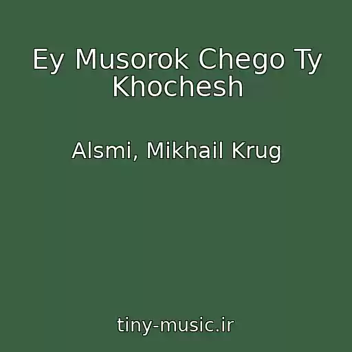 کاور آهنگ Ey Musorok Chego Ty Khochesh از Alsmi, Mikhail Krug