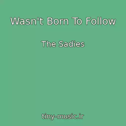 کاور آهنگ Wasn't Born To Follow از The Sadies