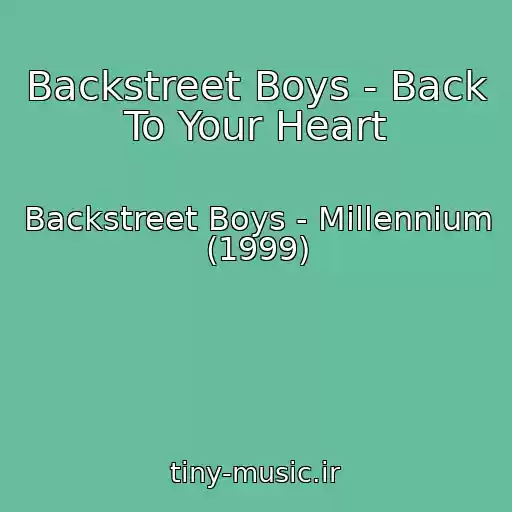 کاور آهنگ Backstreet Boys - Back To Your Heart از Backstreet Boys - Millennium (1999)