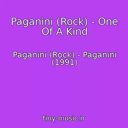 کاور آهنگ Paganini (Rock) - One Of A Kind از Paganini (Rock) - Paganini (1991)