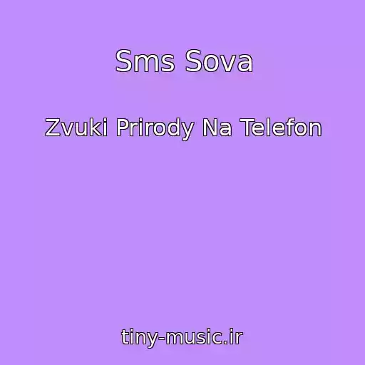 کاور آهنگ Sms Sova از Zvuki Prirody Na Telefon
