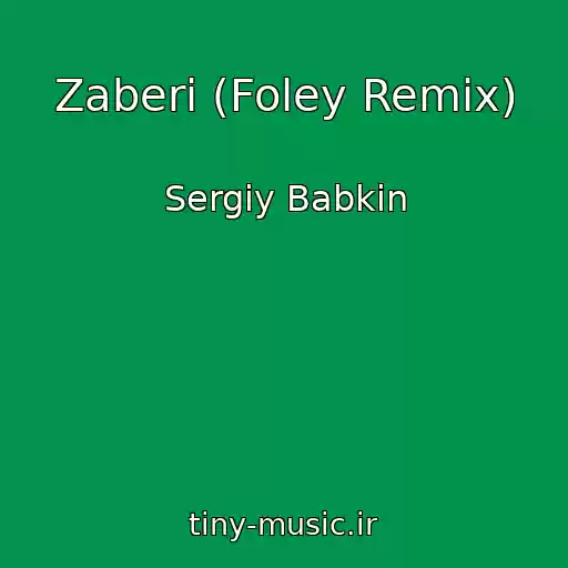 کاور آهنگ Zaberi (Foley Remix) از Sergіy Babkіn