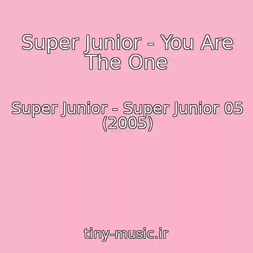 کاور آهنگ Super Junior - You Are The One از Super Junior - Super Junior 05 (2005)