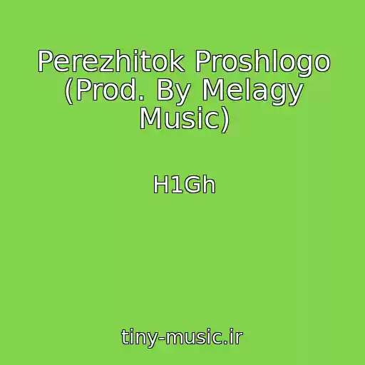 کاور آهنگ Perezhitok Proshlogo (Prod. By Melagy Music) از H1Gh
