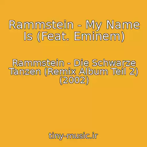 کاور آهنگ Rammstein - My Name Is (Feat. Eminem) از Rammstein - Die Schwarze Tanzen (Remix Album Teil 2) (2002)