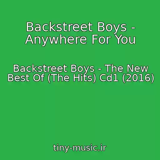 کاور آهنگ Backstreet Boys - Anywhere For You از Backstreet Boys - The New Best Of (The Hits) Cd1 (2016)