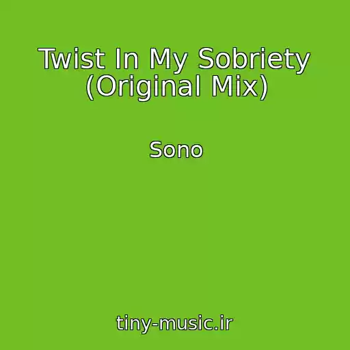 کاور آهنگ Twist In My Sobriety (Original Mix) از Sono