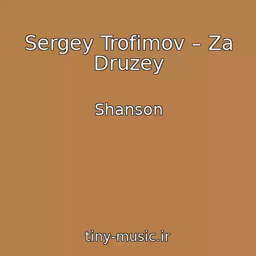 کاور آهنگ Sergey Trofimov – Za Druzey از Shanson