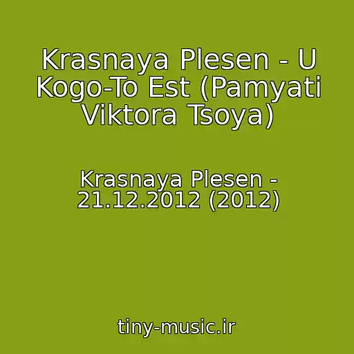 کاور آهنگ Krasnaya Plesen - U Kogo-To Est (Pamyati Viktora Tsoya) از Krasnaya Plesen - 21.12.2012 (2012)