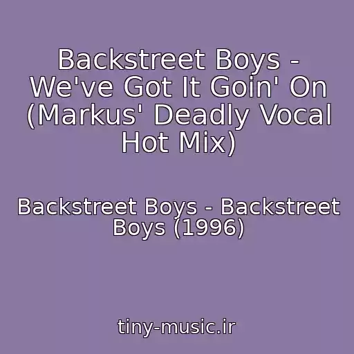 کاور آهنگ Backstreet Boys - We've Got It Goin' On (Markus' Deadly Vocal Hot Mix) از Backstreet Boys - Backstreet Boys (1996)