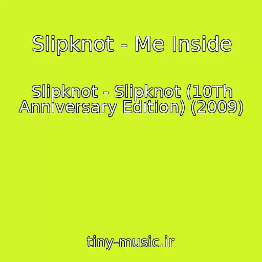 کاور آهنگ Slipknot - Me Inside از Slipknot - Slipknot (10Th Anniversary Edition) (2009)