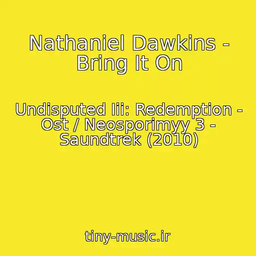 کاور آهنگ Nathaniel Dawkins - Bring It On از Undisputed Iii: Redemption - Ost / Neosporimyy 3 - Saundtrek (2010)