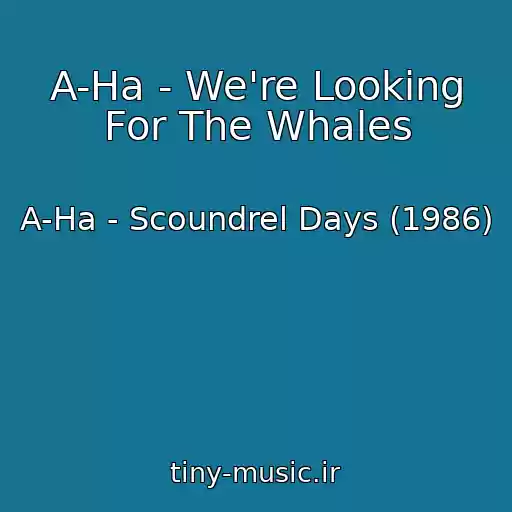 کاور آهنگ A-Ha - We're Looking For The Whales از A-Ha - Scoundrel Days (1986)