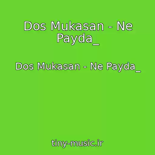 کاور آهنگ Dos Mukasan - Ne Payda_ از Dos Mukasan - Ne Payda_