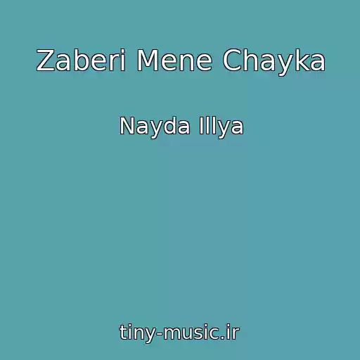 کاور آهنگ Zaberi Mene Chayka از Nayda Іllya