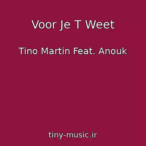 کاور آهنگ Voor Je T Weet از Tino Martin Feat. Anouk