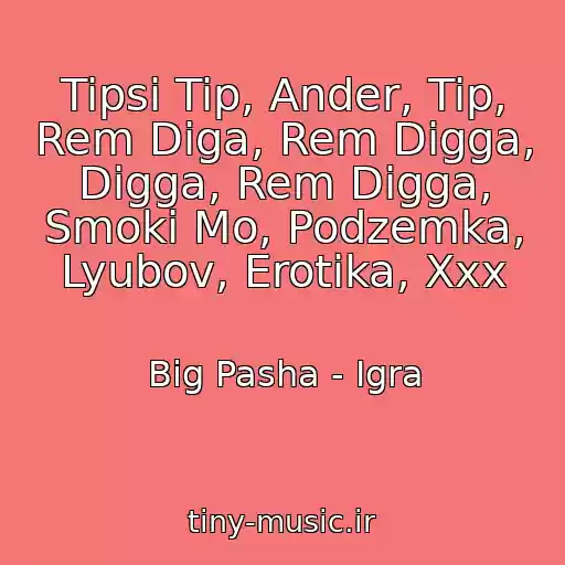 کاور آهنگ Tipsi Tip, Ander, Tip, Rem Diga, Rem Digga, Digga, Rem Digga, Smoki Mo, Podzemka, Lyubov, Erotika, Xxx از Big Pasha - Igra