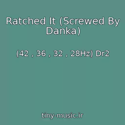 کاور آهنگ Ratched It (Screwed By Danka) از (42 , 36 , 32 , 28Hz) Dr2